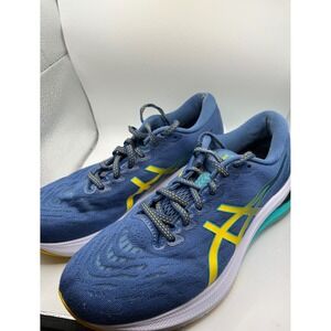 ASICS GT‎ 2000 11 Men's Running Shoes Blue Yellow Teal Size 7 Athletic Sneakers